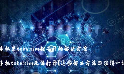 手机里tokenim打不开的解决方案
手机tokenim无法打开?这些解决方法你值得一试