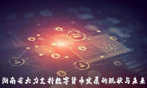 湖南省大力支持数字货币发展的现状与未来